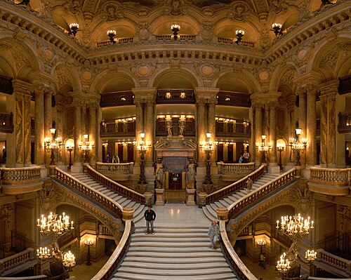 La Gran Escalera de la Ópera Garnier