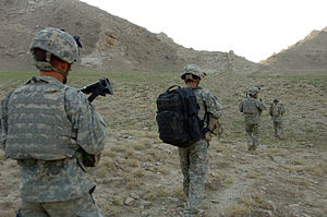 A long-range surveillance team from the 82nd Airborne Division in Afghanistan during 2007 Operation Enduring Freedom DVIDS55596.jpg