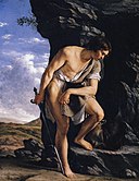 Orazio Gentileschi - David Goliath'ın Başını Düşünüyor.JPG