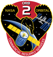 Орбитални науки CRS Flight 2 Patch.png