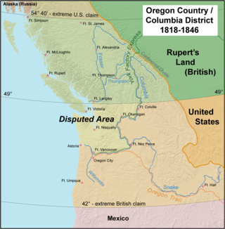 <span class="mw-page-title-main">Oregon Treaty</span> 1846 treaty which ended the Oregon boundary dispute between the US and UK