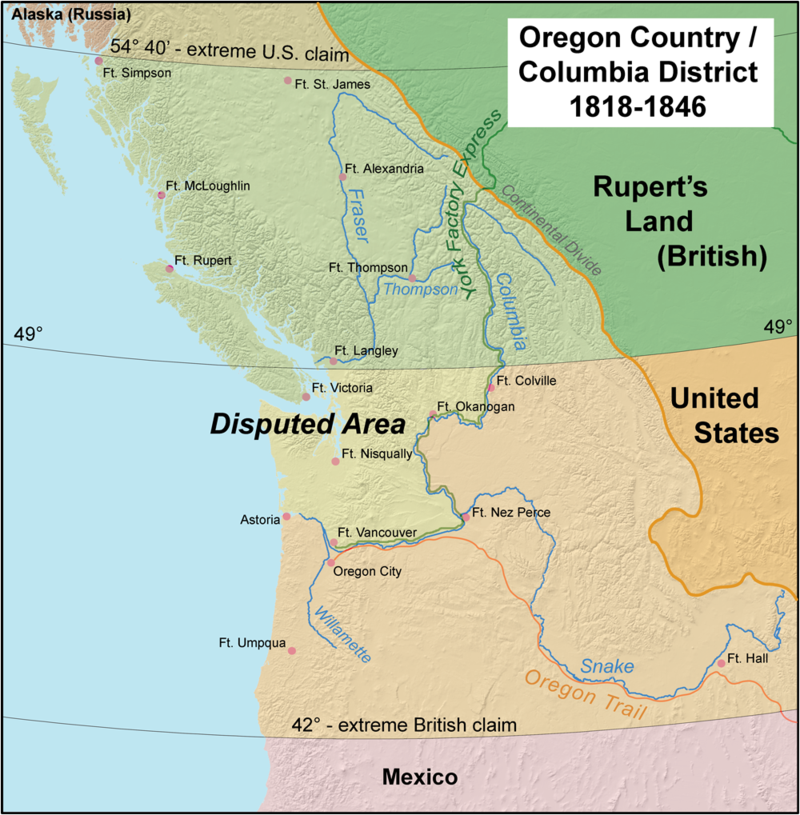 Oregon boundary dispute - Wikipedia