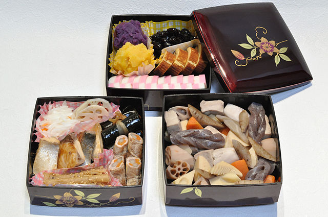 Osechi, new year dishes