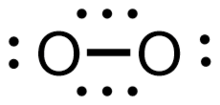 Pauling's Lewis structure for triplet dioxygen. Ow-Pauling.png