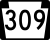 Pennsylvania Route 309 LKW-Marker