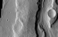 Close-up of Padus Vallis, as seen by THEMIS.