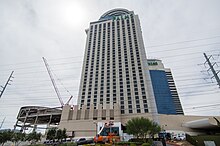 The Palms during renovations, April 2018