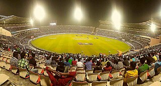 <span class="mw-page-title-main">Rajiv Gandhi International Cricket Stadium, Hyderabad</span> Cricket stadium in Hyderabad, Telangana of India