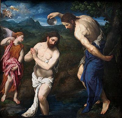 The Baptism of Christ, c. 1535–1540. National Gallery of Art, Washington, D.C.
