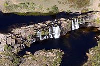 Waterval in het park