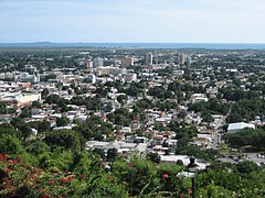 Partial view of the City of Ponce, looking SSW from Cerro El Vigía, Barrio Portugués Urbano, Ponce, Puerto Rico.jpg