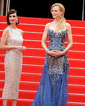 Vega and Nicole Kidman at the 2014 Cannes Film Festival