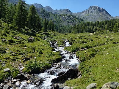 mittleres Penaudtal. Mountain Schneid