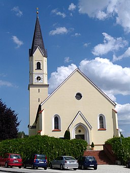 Die Pfarrkirche Mariä Himmelfahrt in Postau