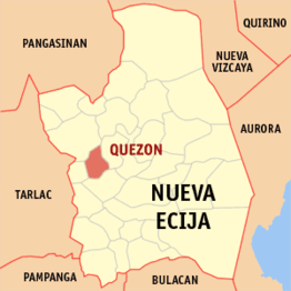 Kaart van Quezon