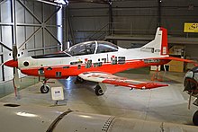 Mockup de PC-7 MKII (ATTD1) au musée de la force aérienne sud-africaine Swartkop en 2014.