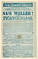 Playbill 1837 Samuel Weller, or, The Pickwickians.jpg