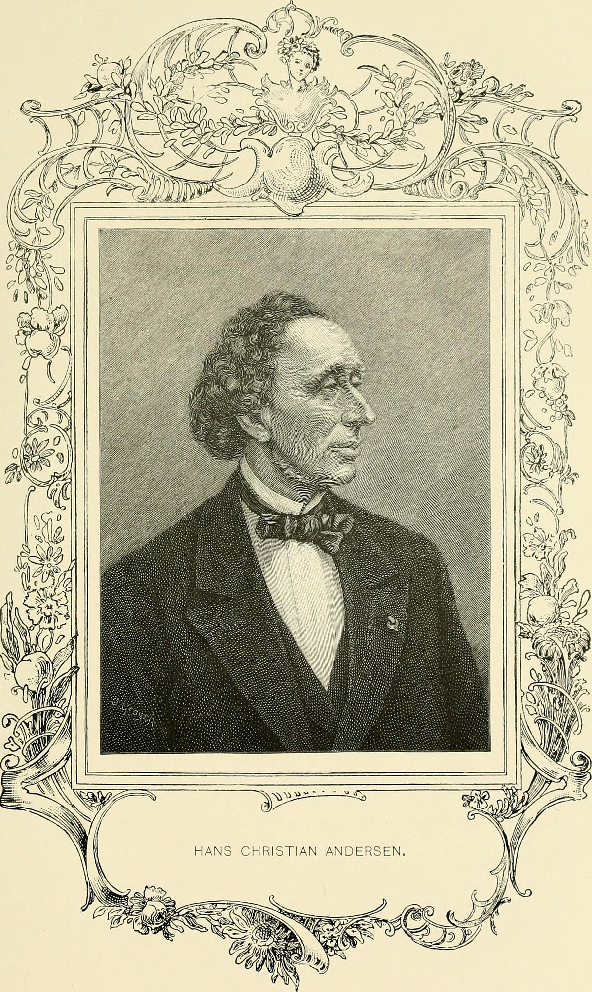 NPG Ax46261; Hans Christian Andersen - Portrait - National