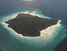 Power Island, the largest island in the bay.