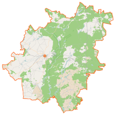 Mapa lokalizacyjna powiatu tucholskiego