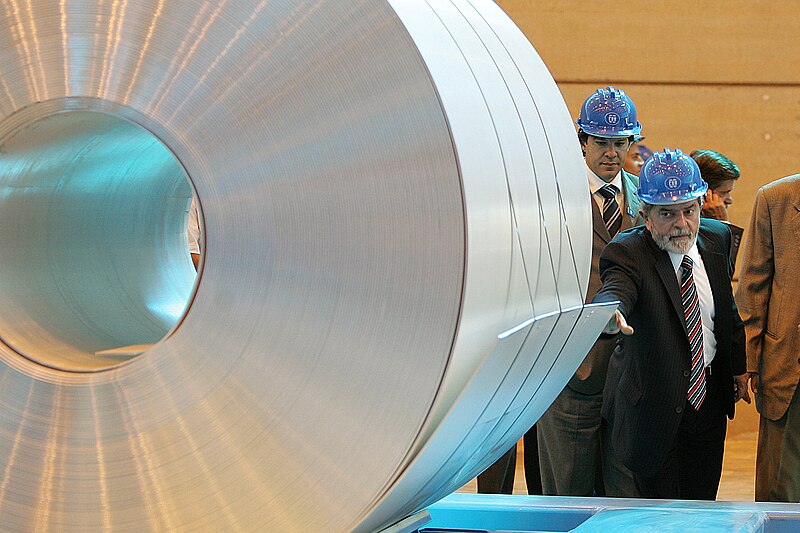 File:President Lula visit to Aluminum factory.jpg