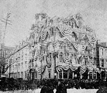 Quay campaign headquarters in Harrisburg Quay headquarters 1899.jpg