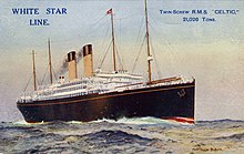 Celtic of 1901, (20,904 GRT) RMS Celtic (1901) postcard.jpg
