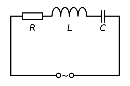 An RLC series circuit