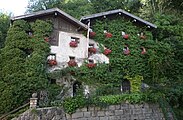 English: Old houses in Rattenberg (Tyrol). Deutsch: Alte Häuser in Rattenberg in Tirol.