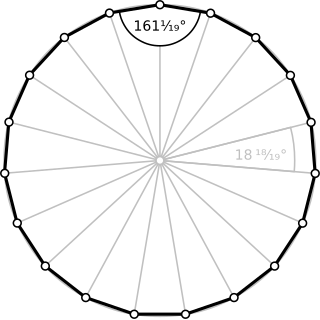 Enneadecagon Polygon with 19 edges