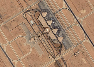 <span class="mw-page-title-main">King Khalid International Airport</span> International airport serving Riyadh, Saudi Arabia