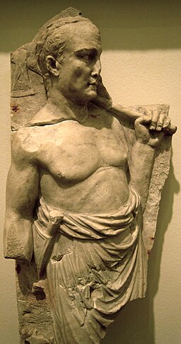 Roman priest w axe