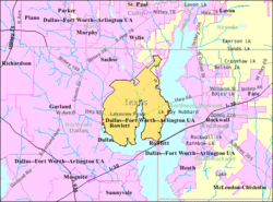 Mapa spisu ludności w USA