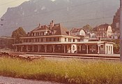 La gare en 1979.