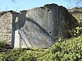 Ruine des Wehrturms Platte Marie, westliche Schlossmauer