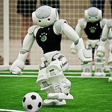 A Nao robot of the SPL team B-Human, RoboCup 2016 in Leipzig, Germany SPL Team B-Human, RoboCup 2016.jpg