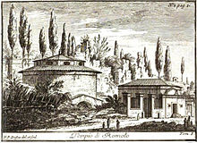 Benedict VI was cardinal deacon of San Teodoro, Rome (18th century image) S Teodoro Tempio di Romolo.jpg