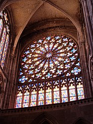 Saint-Malo Cathedral in Brittany, France. (inside)