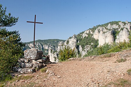 Saint Marcellin - křížek u Les Paillasses