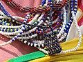 File:San woman multi strand colourful breads necklace.jpg