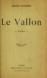 Sauvage - Le vallon, poèmes,1913.djvu