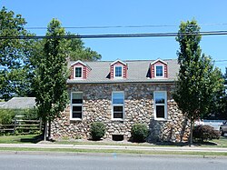 Schortz Old School House, constructed in 1871 in Hanover Township, July 2015