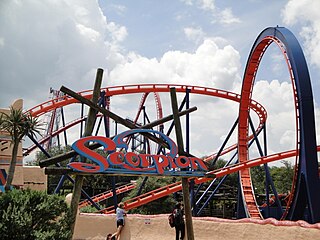 <span class="mw-page-title-main">Scorpion (roller coaster)</span> Steel roller coaster in Tampa, US