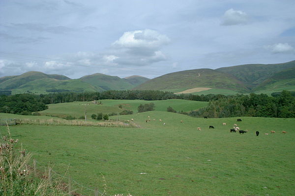 The hills around Durisdeer from the A702 road