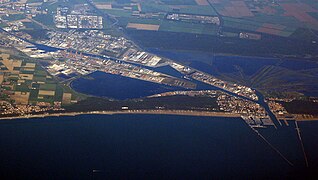 Port of Ravenna aerial view