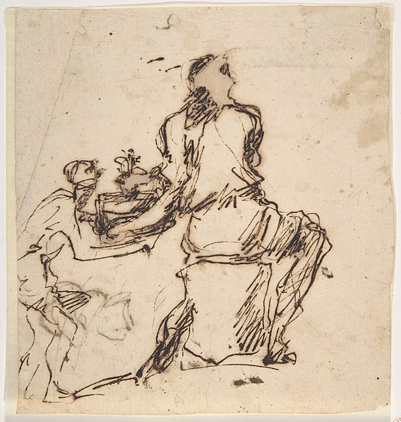 File:Seated Figure Receiving an Object Presented by a Smaller Figure MET DP809906.jpg