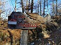 Carved fingerpost for Rifugio Prabello Main category: Rifugio Prabello