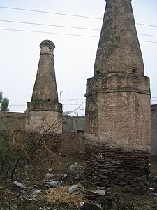 Entrance to the stairs of well made by Sher Shah Suri (presumably used for horses and elephants)