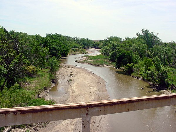 Smoky Hill River near Assaria, Kansas