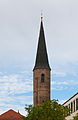 * Nomination The spire of greek orthodox church Saint Salvator, Munich, Bavaria, Germany.--Jebulon 13:32, 15 April 2014 (UTC) * Promotion Overall good quality. Yet, the towers verticals are leaning out a little bit. --Cccefalon 15:49, 15 April 2014 (UTC) Is it really so important that it needs a rework ? Frankly, I'm a "little bit" tired with these kind of nitpicking reviews, where millimeters are more interesting than photographs. This is excessive, sorry.--Jebulon 19:22, 15 April 2014 (UTC) No, no need to rework. I just thought that you are perfectionist with your photos and appreciate any hint to enhance a photo. --Cccefalon 03:36, 16 April 2014 (UTC)~